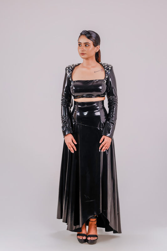 Crystal Storm Latex Co-ord