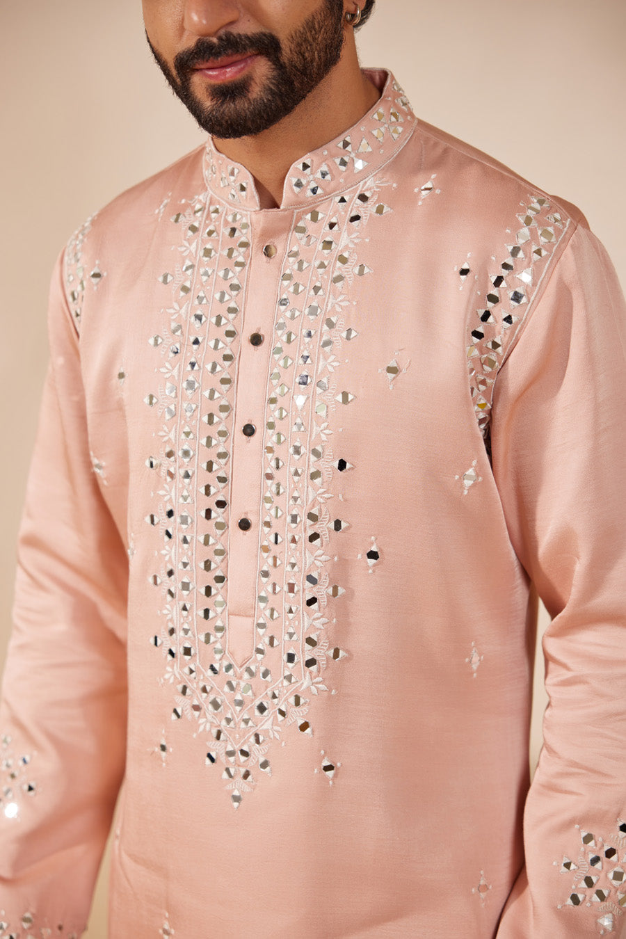 Dev Soft Pink Kurta Set