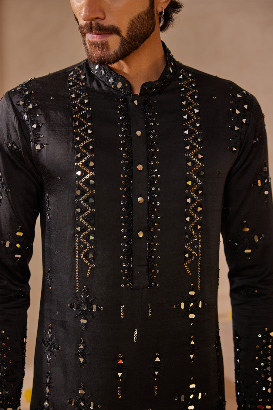 Kalp Black Kurta Set