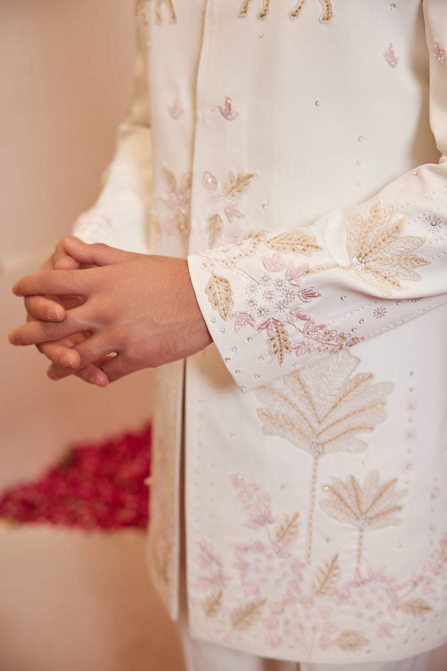 Parikshit Ivory Indo Western Set