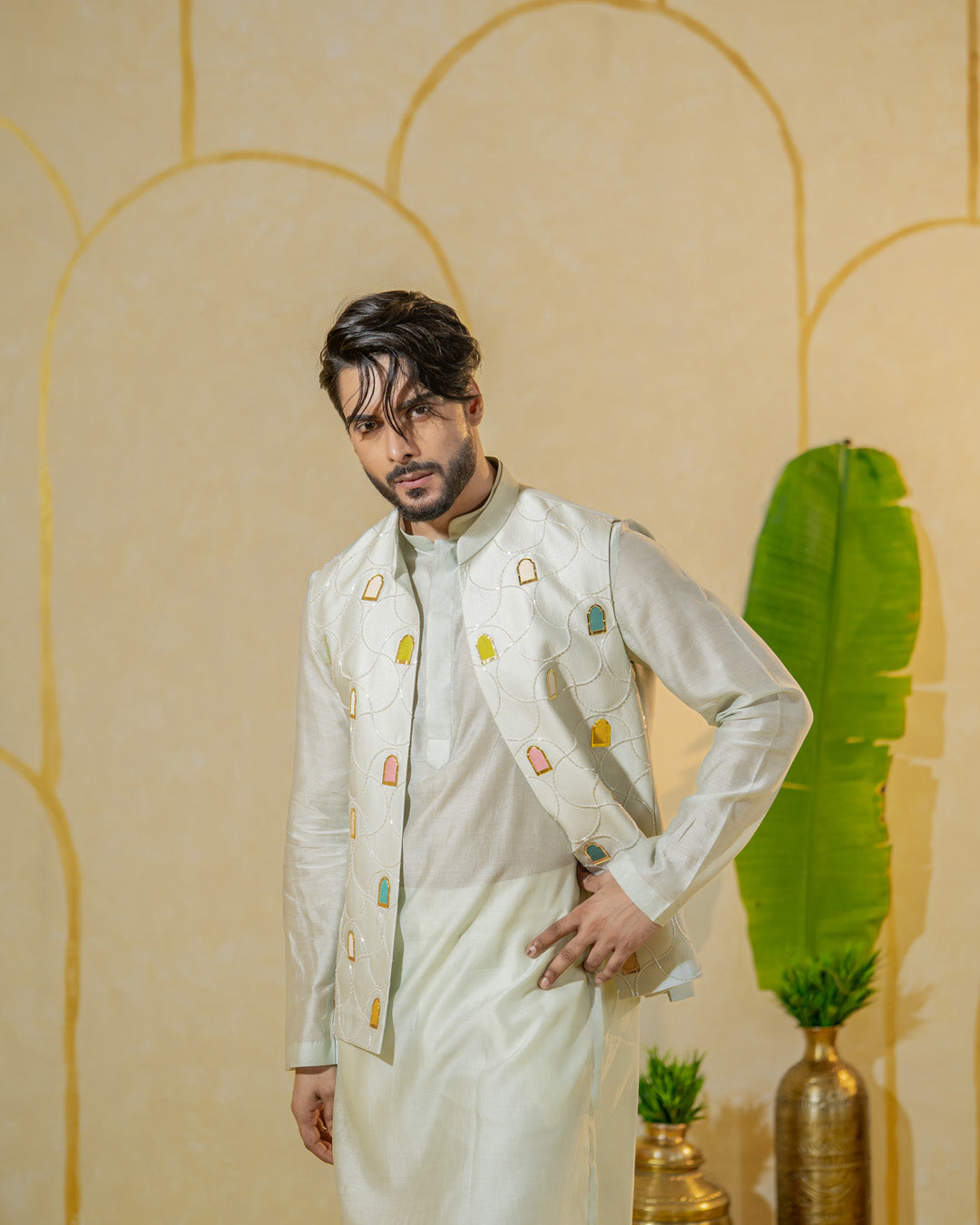Mint Mist long kurta set