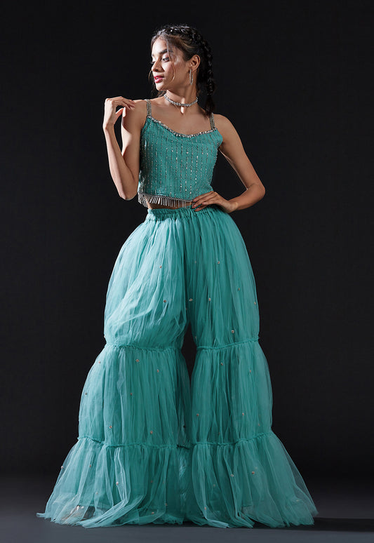 Amanda Sharara Dress Set