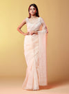 Silver Sequins Cocktail Saree