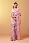 Printed Organza Saree