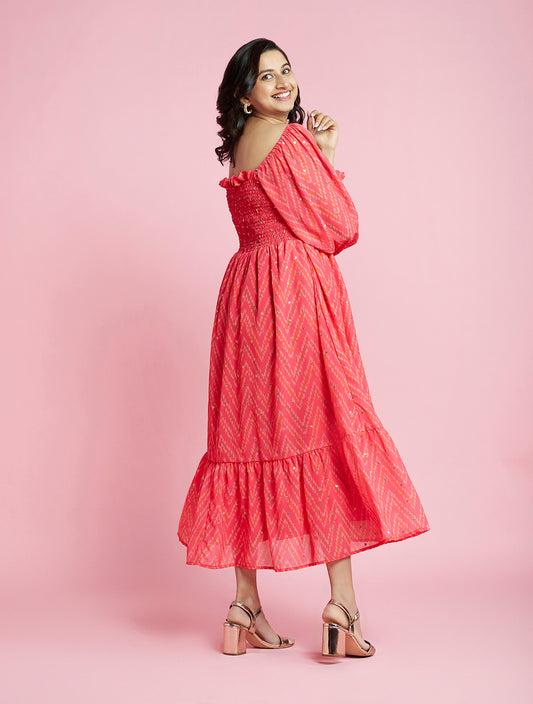 Mom Chevron Dress Kurta