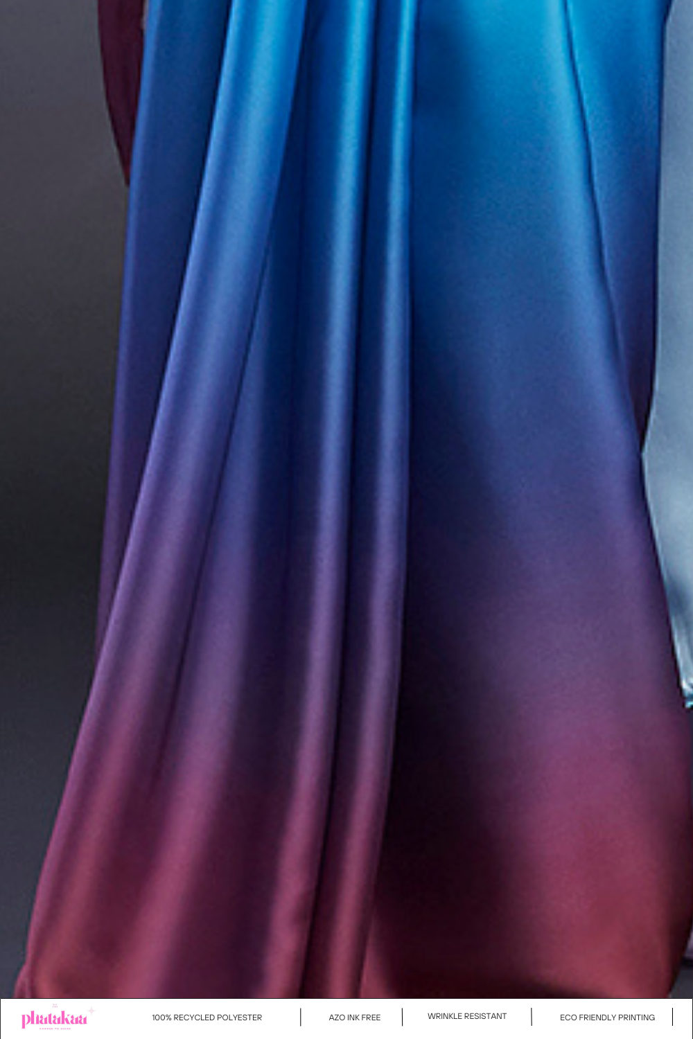 Purple & Blush Ombre Saree Set