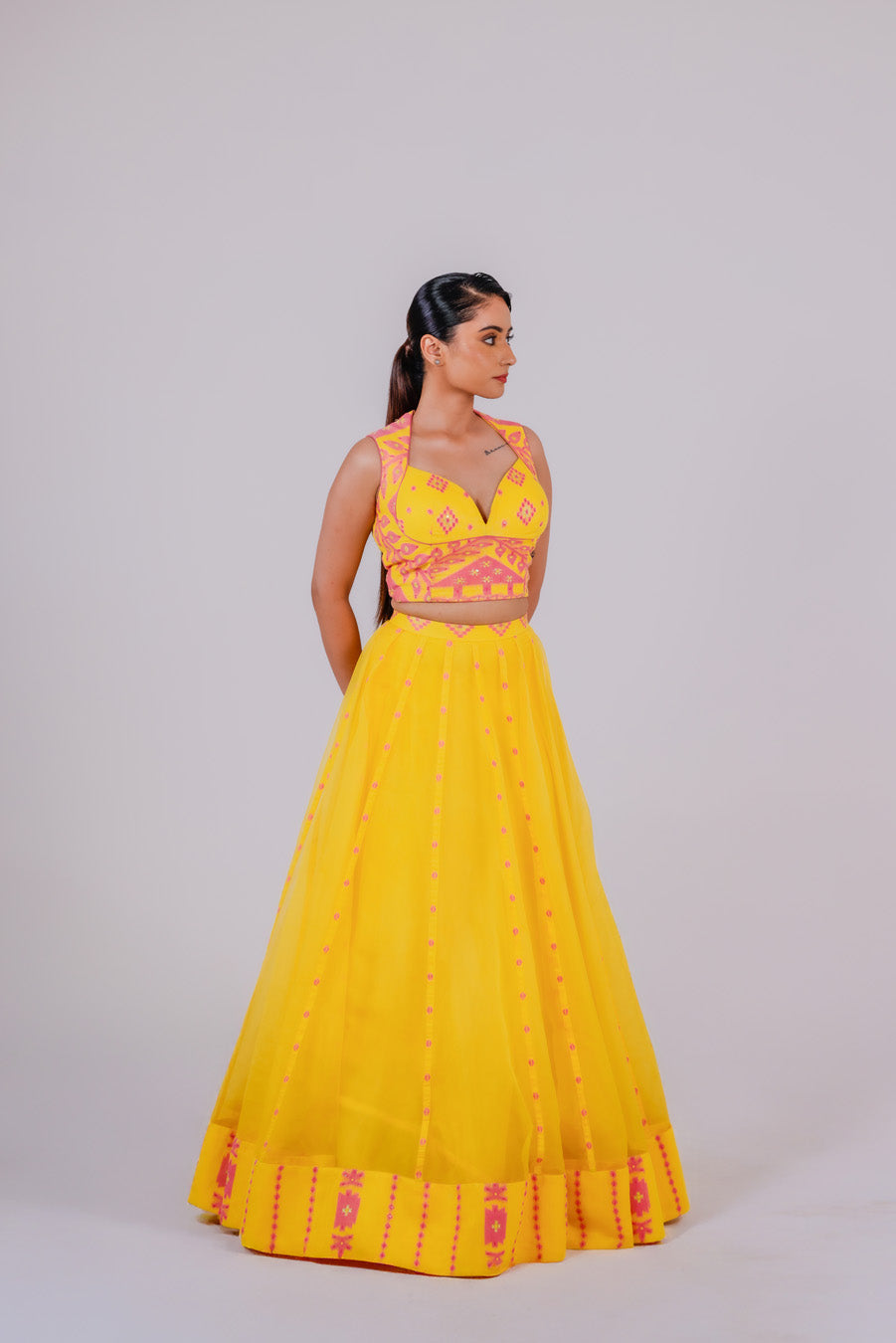 Surya Jamdani Lehenga