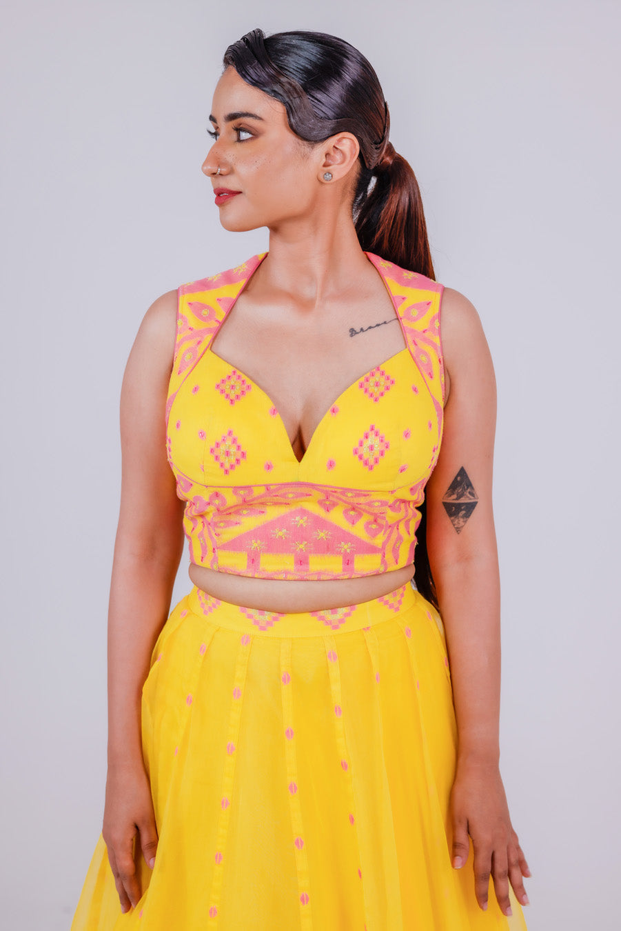 Surya Jamdani Lehenga