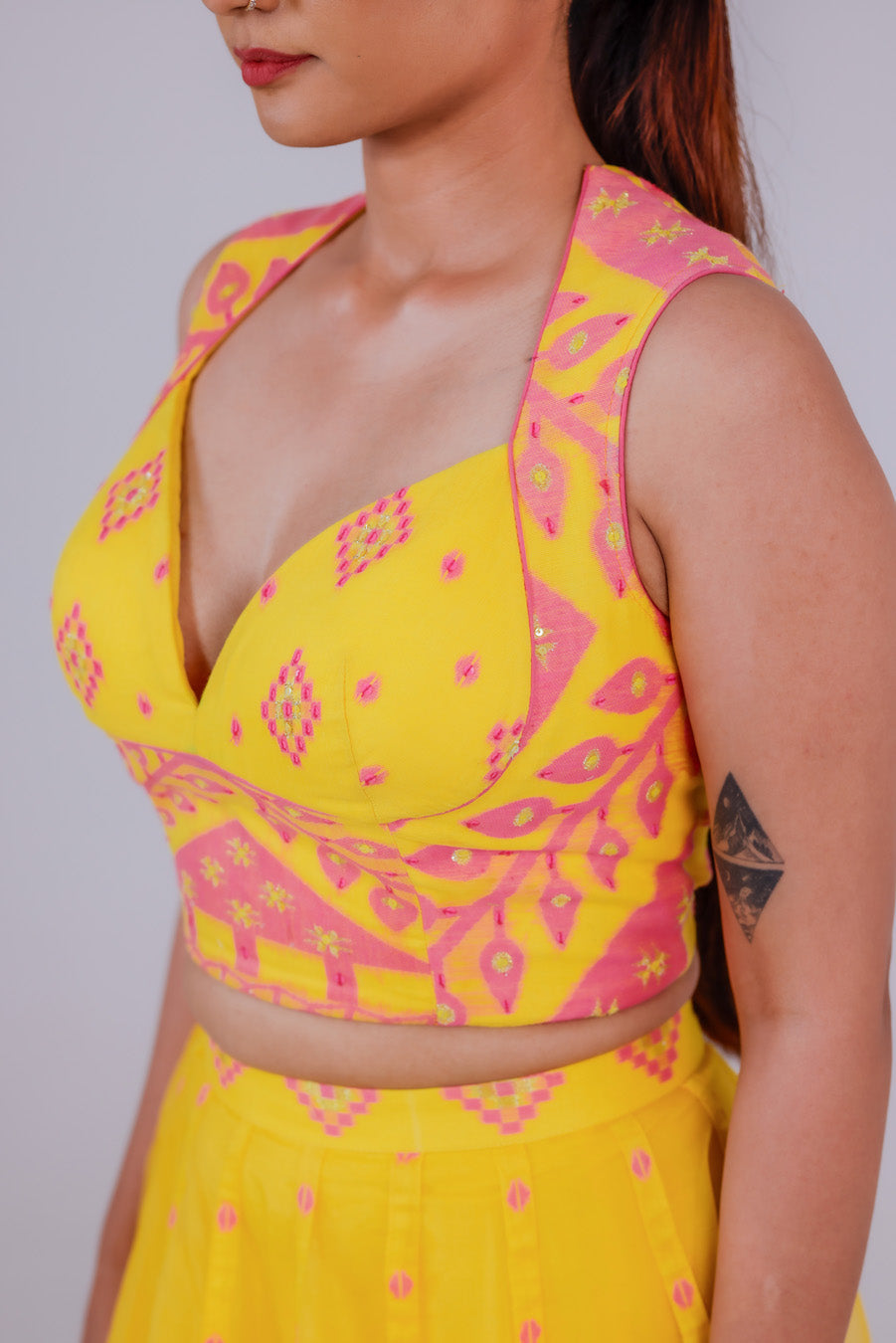 Surya Jamdani Lehenga