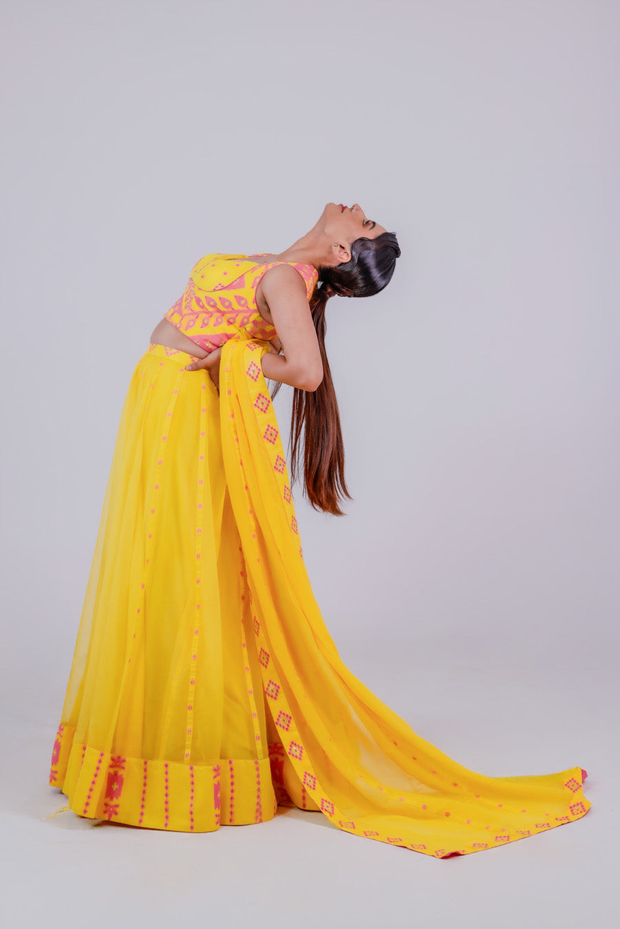 Surya Jamdani Lehenga