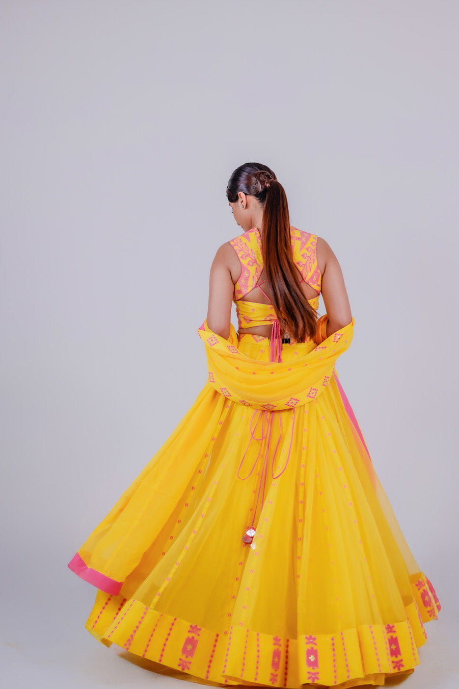 Surya Jamdani Lehenga