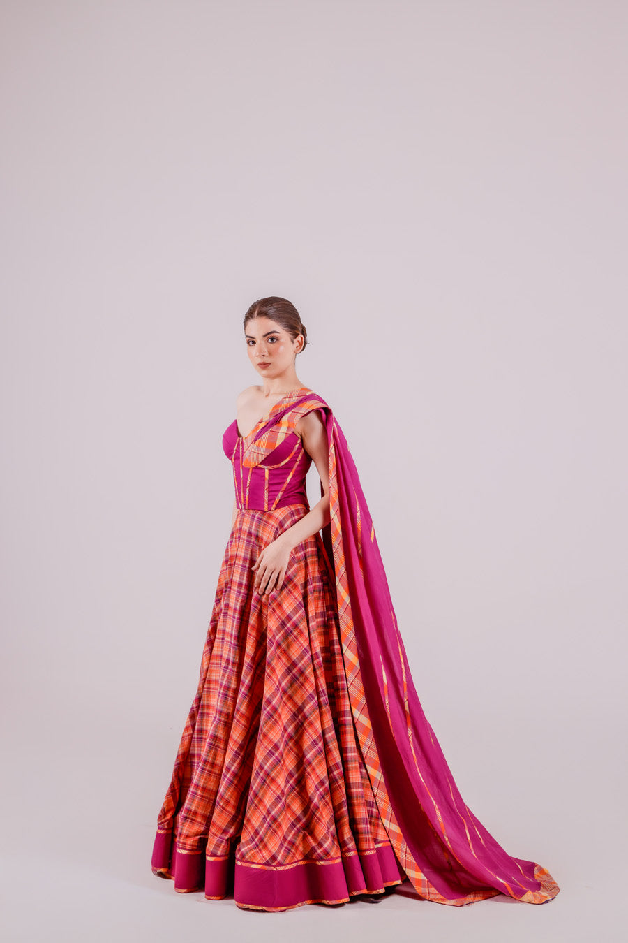 Tangy Sunset Lehenga