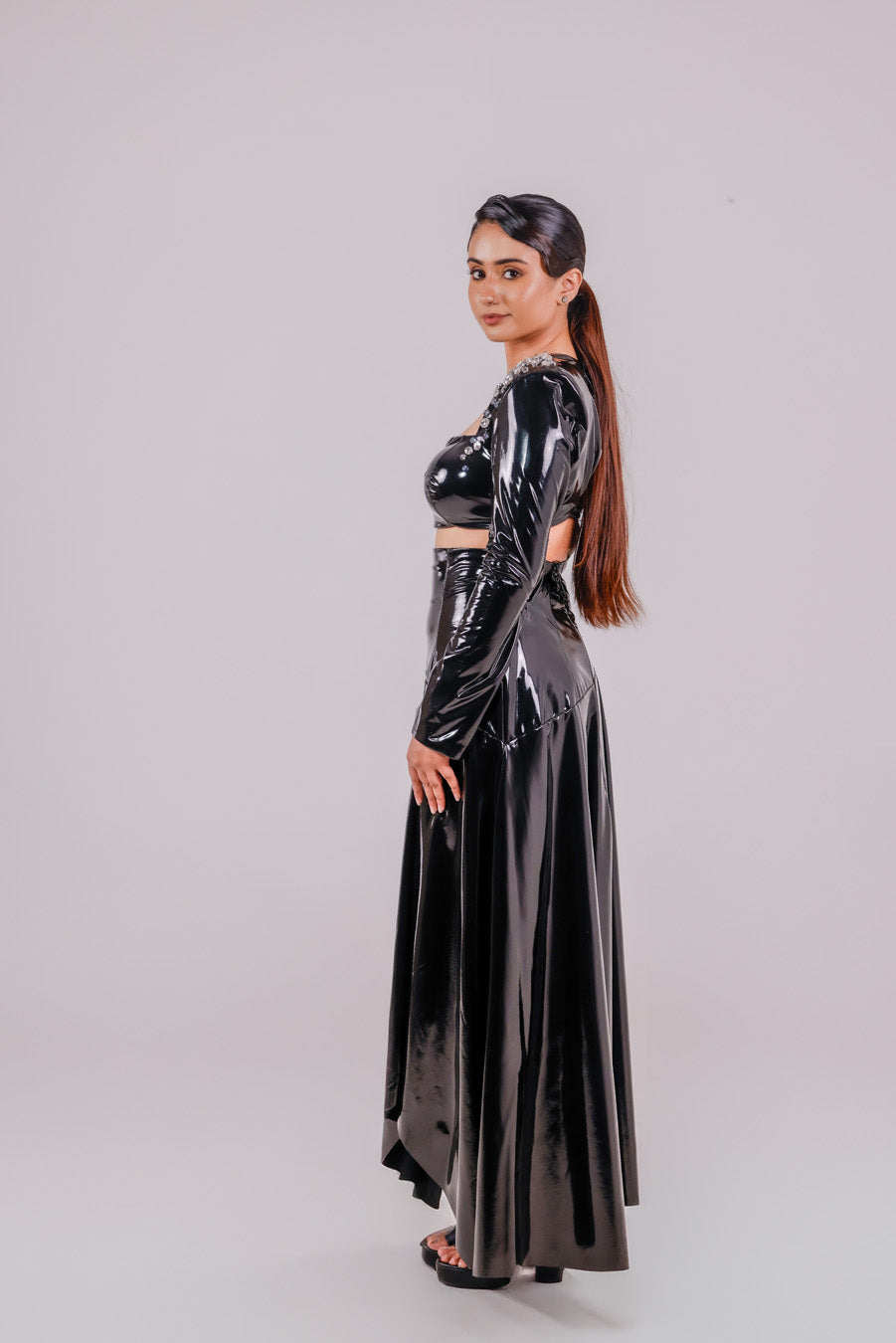 Crystal Storm Latex Co-ord