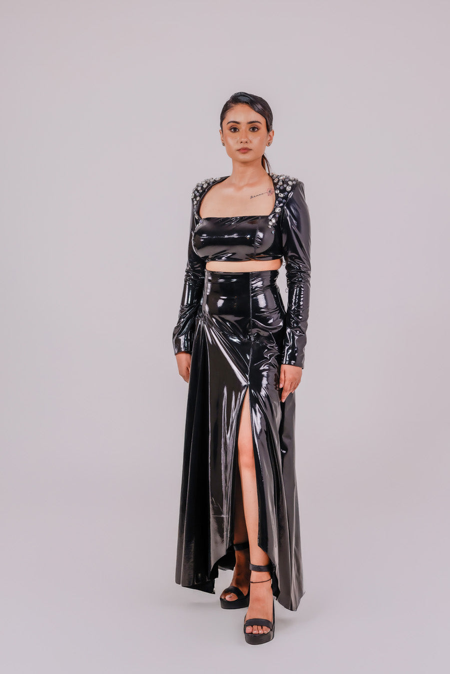 Crystal Storm Latex Co-ord