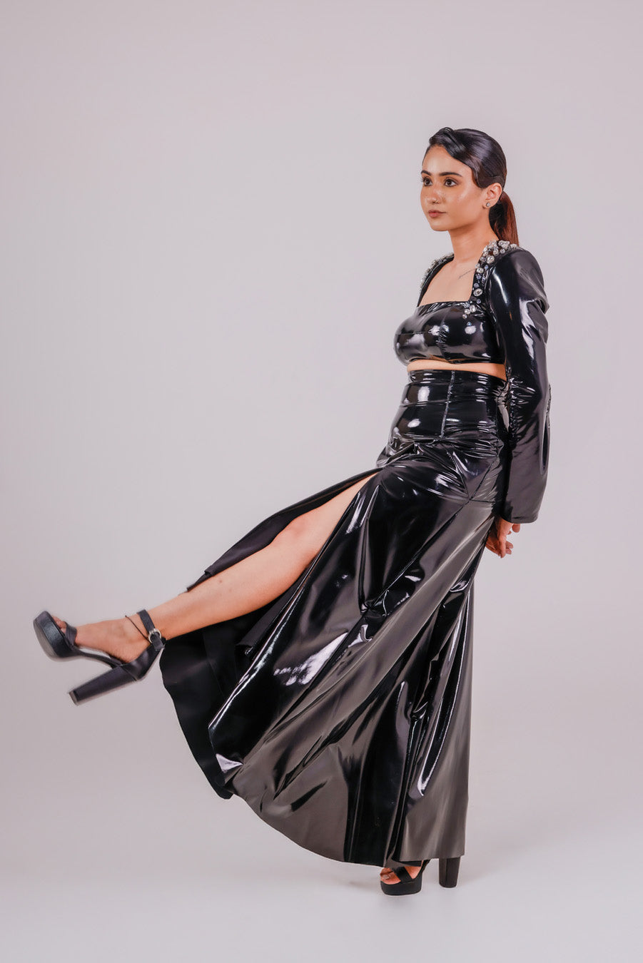 Crystal Storm Latex Co-ord
