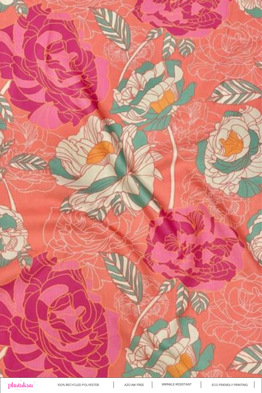 Floral Crop and  Leheriya printed Set