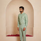 Yuvaan Cyan Short Kurta Set