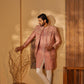 Manohar Baby Pink Indo Western Set