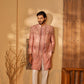 Manohar Baby Pink Indo Western Set