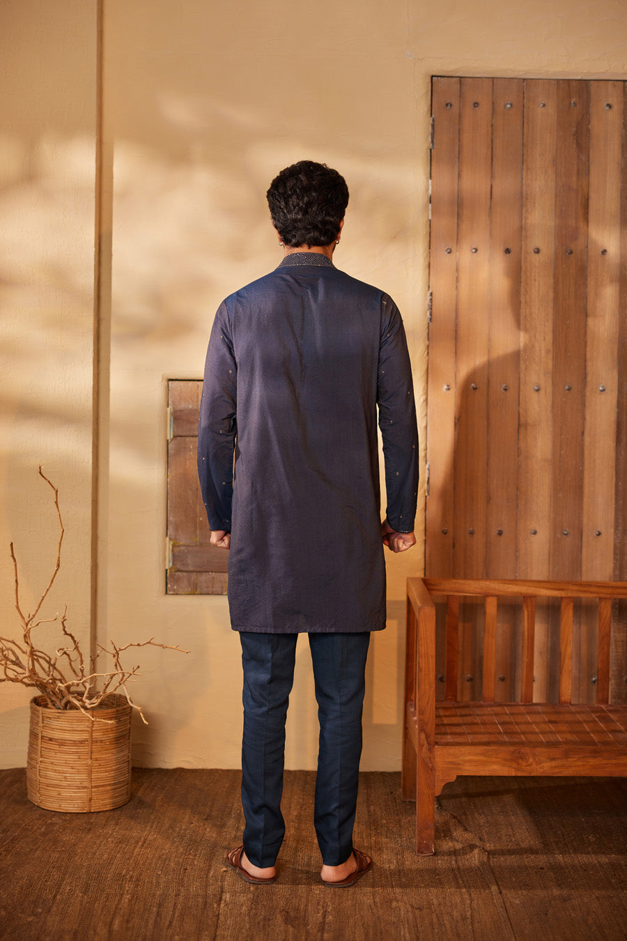 Sahadev Midnight Blue Kurta Set