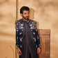 Sarvang Midnight Blue Indio Western Set