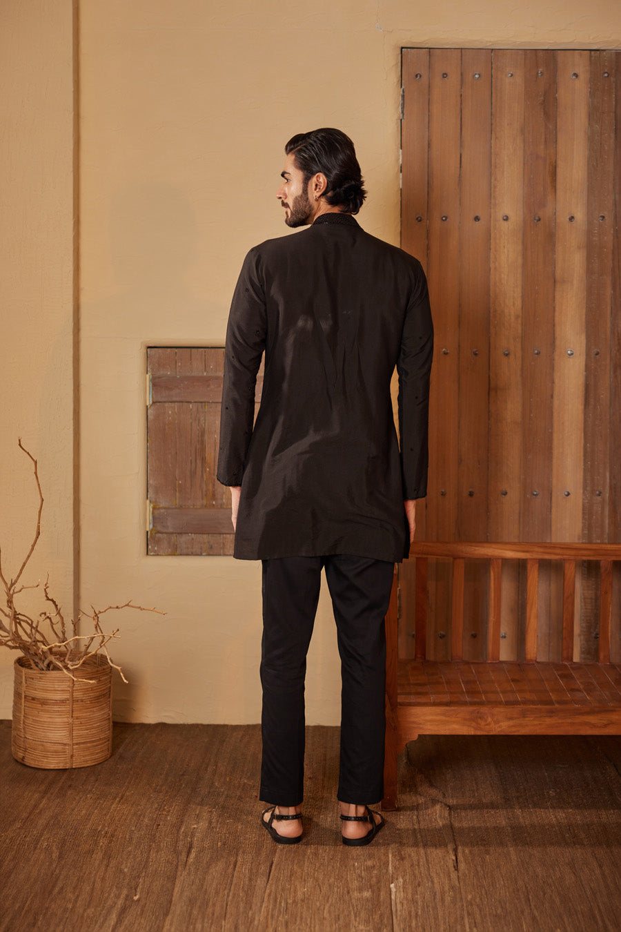 Nayan Black Kurta Set