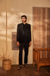 Nainesh Black Indo Western Set