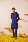 Gyanav Midnight Blue kurta Set