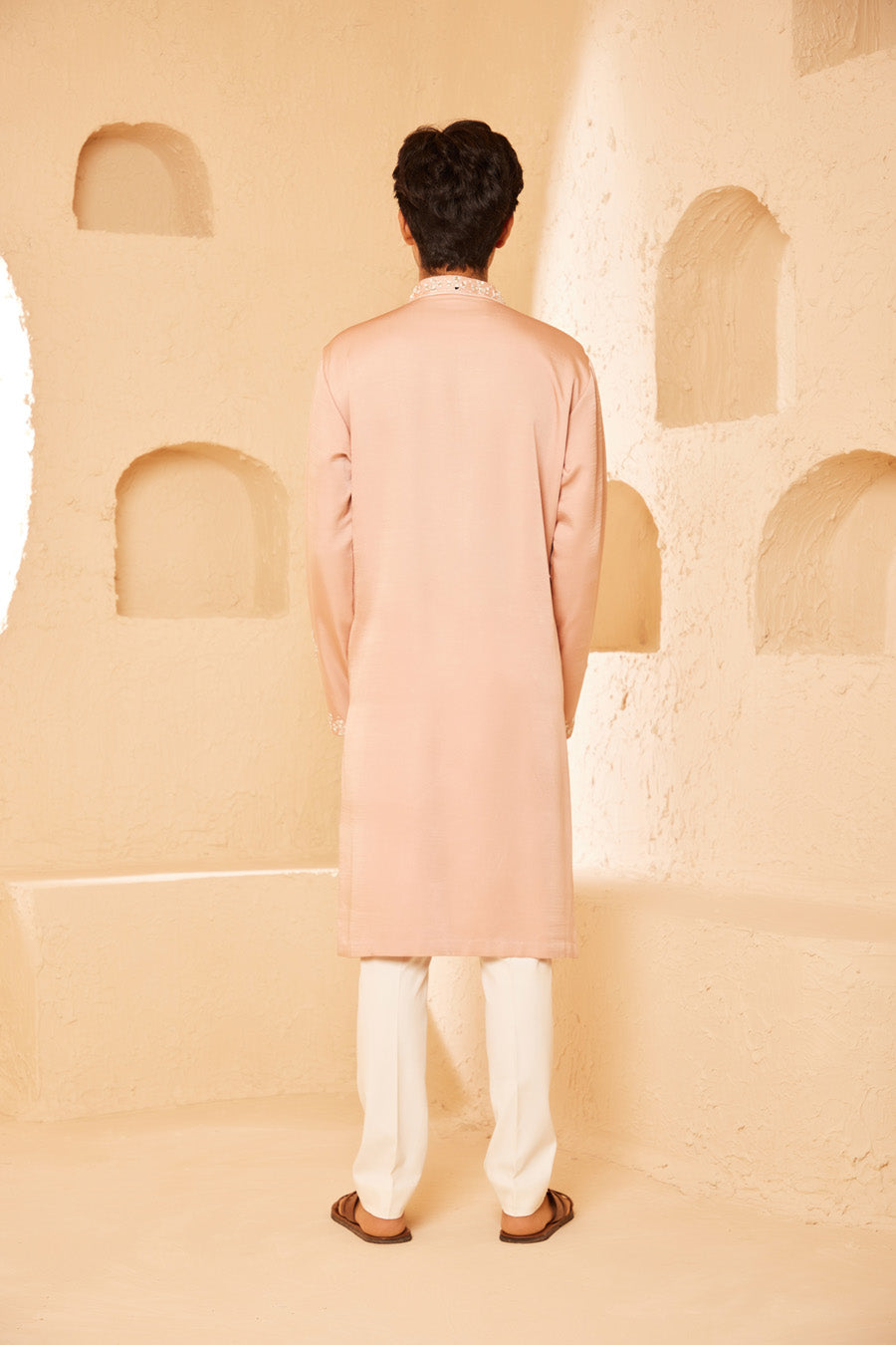 Dev Soft Pink Kurta Set