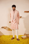 Devansh Soft Pink Waistcoat Set