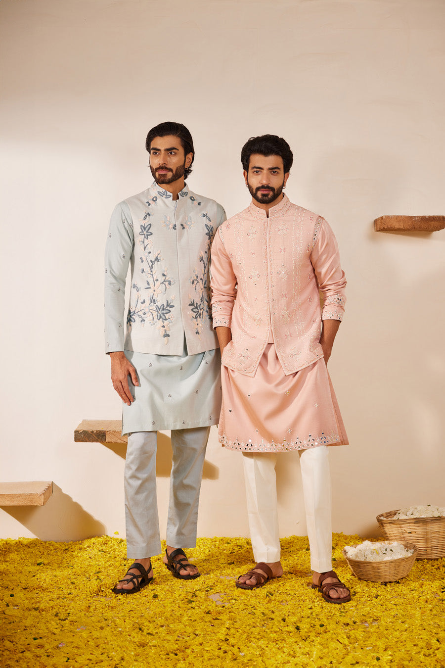 Ambar Powder Blue Kurta Set