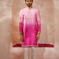 Nakul Fushia Pink Ombre Kurta Set