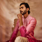 Nakul Fushia Pink Ombre Kurta Set