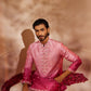 Nakul Fushia Pink Ombre Kurta Set