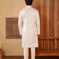 Somesh Milky White Kurta Set