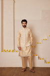 Arunav Beige Waistcoat Set