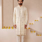 Mokshit Milky White Kurta Set