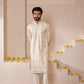 Mokshit Milky White Kurta Set