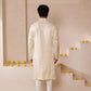 Mokshit Milky White Kurta Set