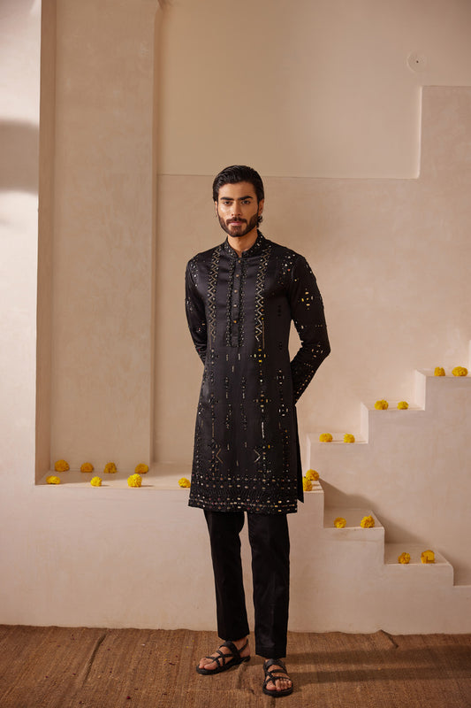 Kalp Black Kurta Set