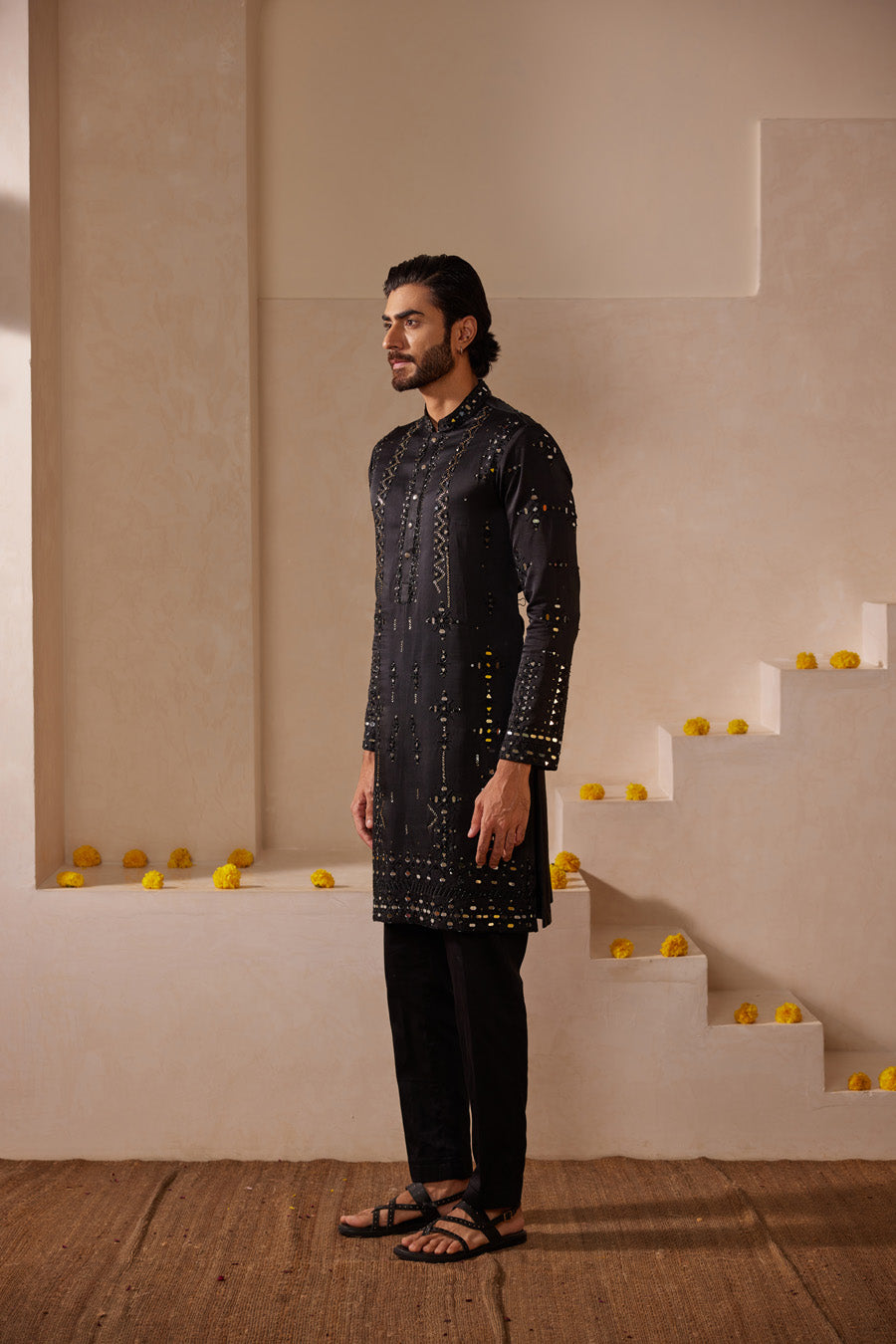 Kalp Black Kurta Set