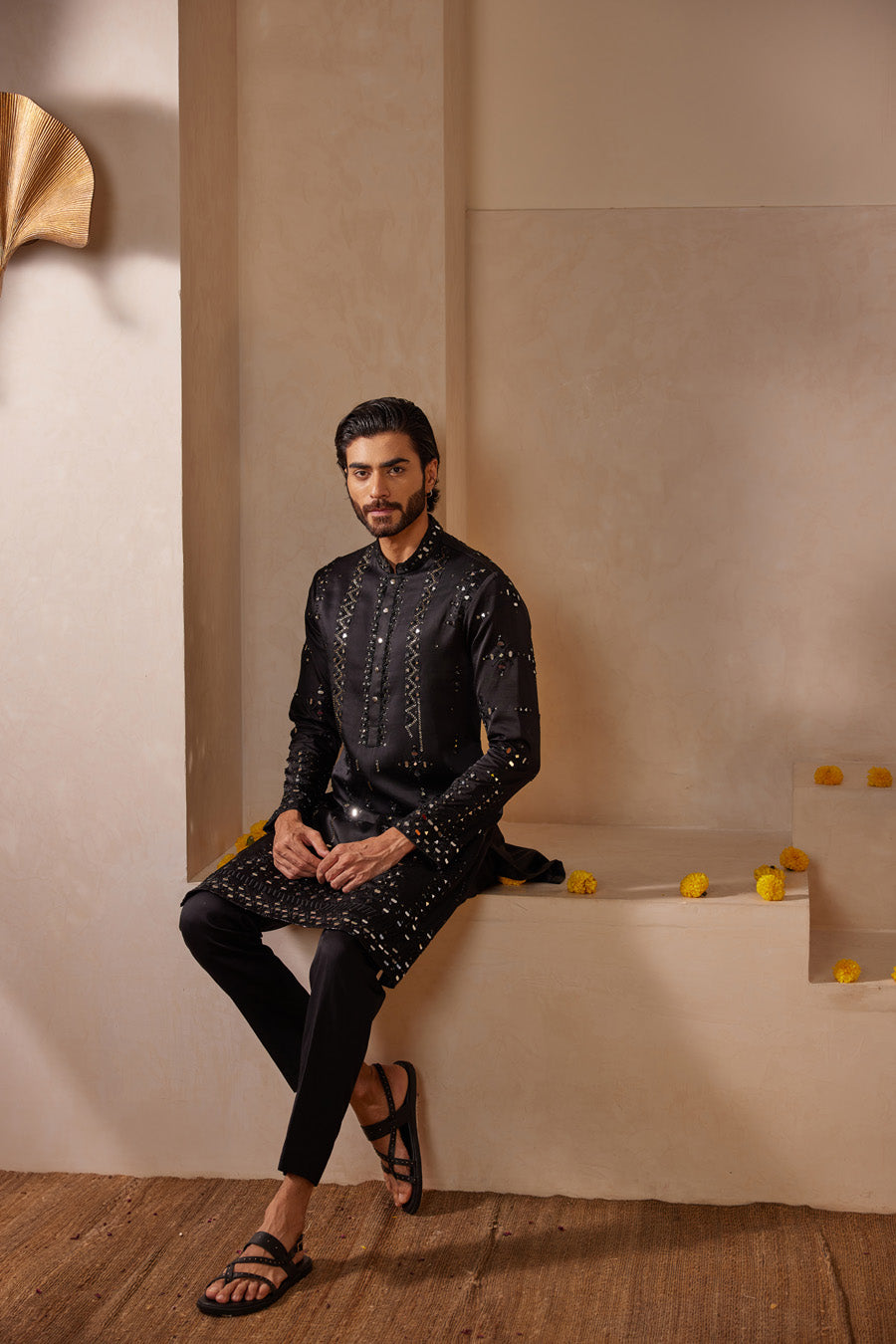 Kalp Black Kurta Set