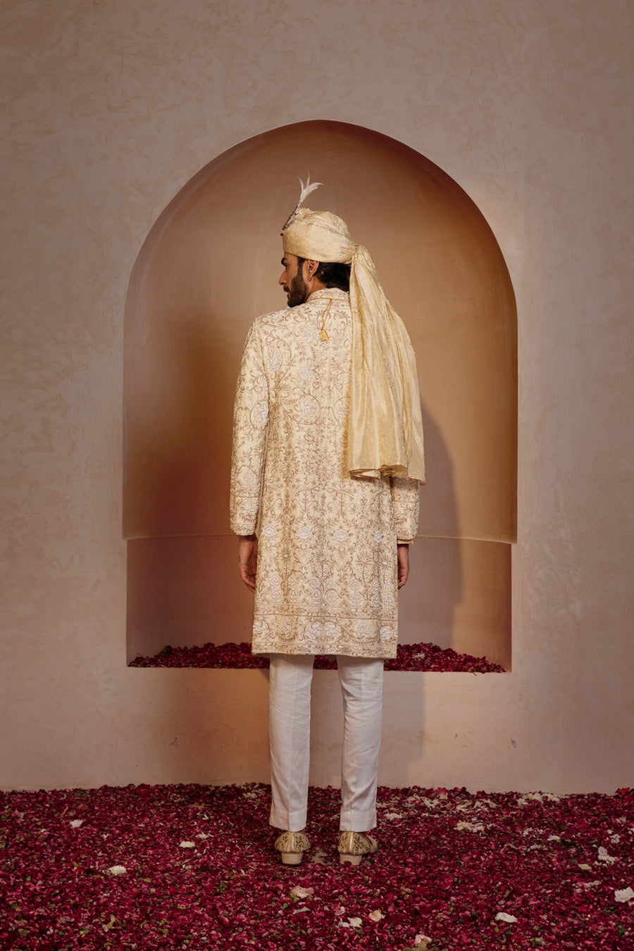 Narottam Ivory Sherwani Set