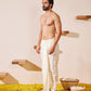 Milky White Pleated Dhoti Pant