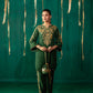 Green Staright Kurta With Gharara And Dupatta