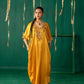 Yellow Phiran With Salwar Set