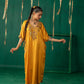 Yellow Phiran With Salwar Set
