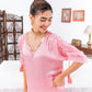 Pink Cinched Sleeves Kurta With Haram Pants