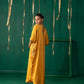 Yellow Phiran With Salwar Set