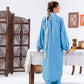 Blue Long Shirt Kurta And Pants